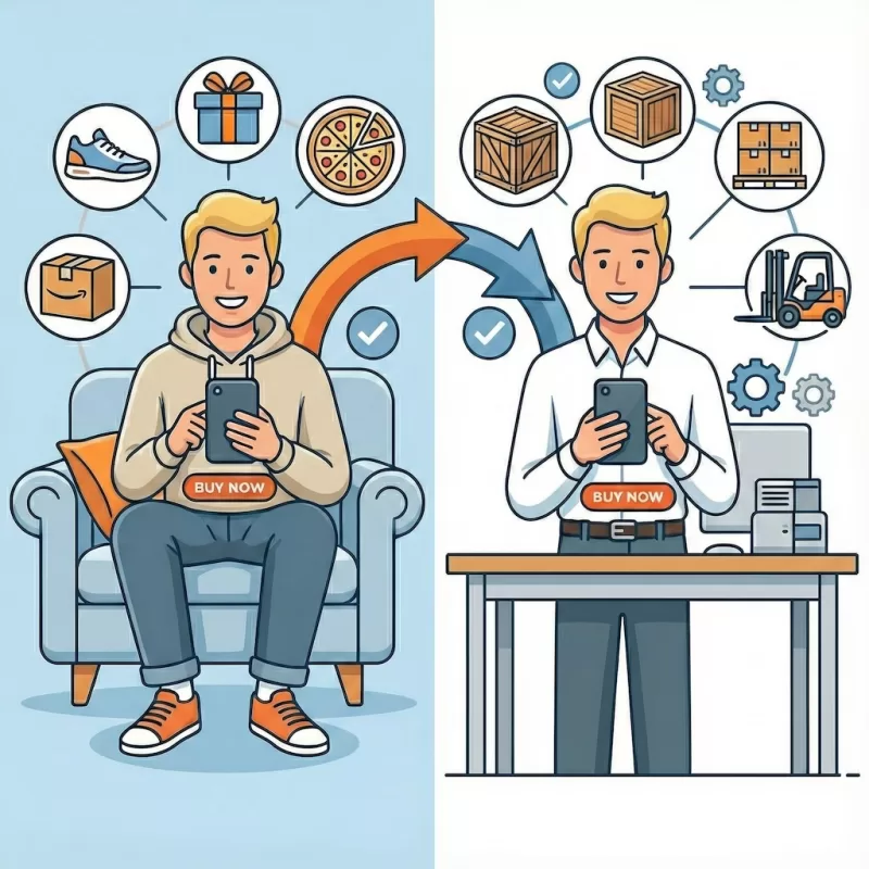 Perché i tuoi clienti B2B si aspettano un’esperienza “Amazon-like”.